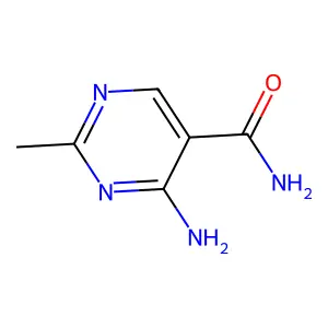4-Amino-2-methylpyrimidine-5-carboxamide structure