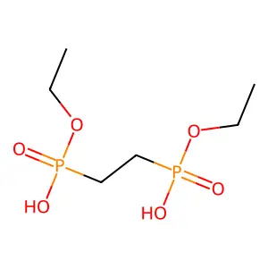1,2-Ethanediyl-bis-phosphonic acid, P,P'-diethyl ester structure