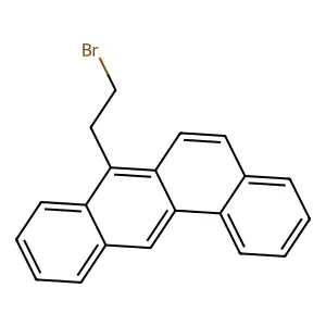 Benz(a)anthracene, 7-(2-bromoethyl)- structure