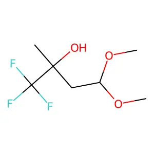 1,1,1-Trifluoro-4,4-dimethoxy-2-methylbutan-2-ol structure