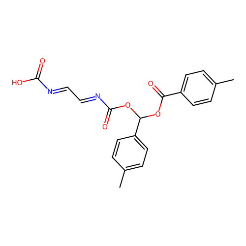 p-Toluic acid, dianhydride with N,N'-vinylene dicarbamic acid structure