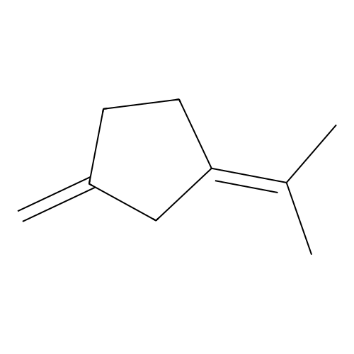 Cyclopentane, 1-methylene-3-(1-methylethylidene)- structure