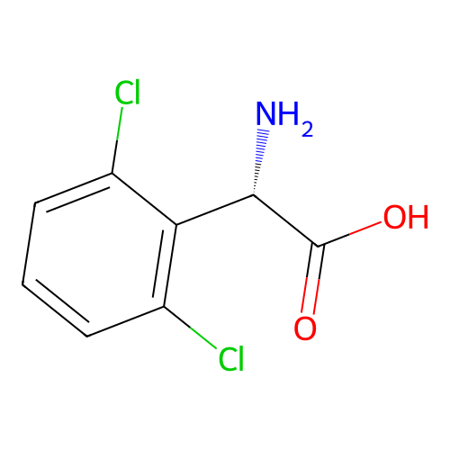 (S)-2-Amino-2-(2,6-dichlorophenyl)acetic acid structure