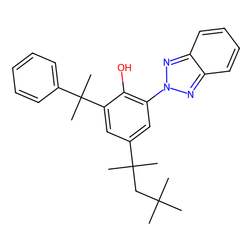 UV absorber-928 structure