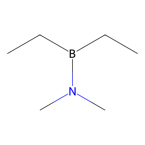 (Dimethylamino)diethylborane structure