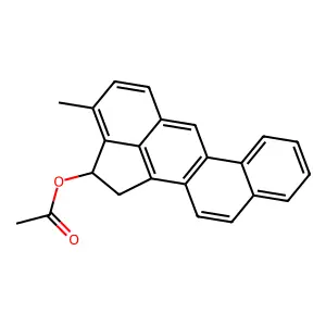 2-Acetoxy-3-methylcholanthrene structure