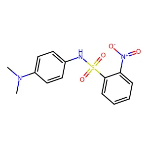 N-[4-(dimethylamino)phenyl]-2-nitrobenzenesulfonamide structure