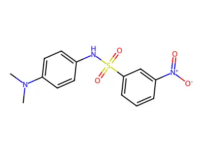 N-[4-(dimethylamino)phenyl]-3-nitrobenzenesulfonamide structure