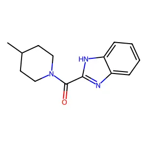 (1H-Benzimidazol-2-yl)(4-methylpiperidin-1-yl)methanone structure