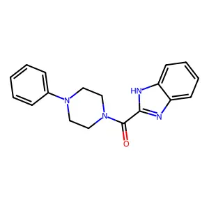 (1H-Benzimidazol-2-yl)(4-phenylpiperazin-1-yl)methanone structure