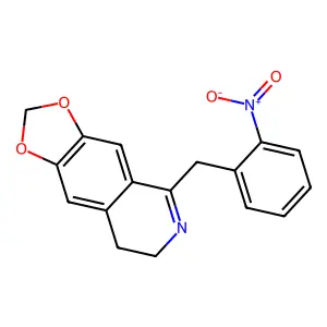 5-(2-Nitrobenzyl)-7,8-dihydro[1,3]dioxolo[4,5-g]isoquinoline structure