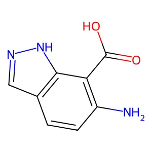 6-氨基-1H-吲唑-7-甲酸 structure