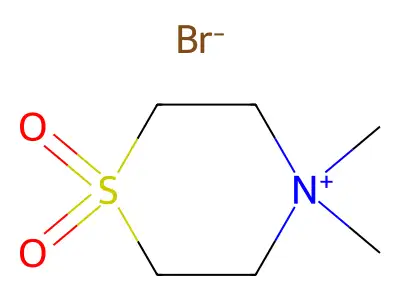 4,4-Dimethyl-1,4-thiazinan-4-ium1,1-dioxide,bromide structure