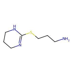3-(1,4,5,6-Tetrahydro-pyrimidin-2-ylsulfanyl)-propylamine structure