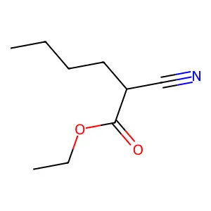 Ethyl 2-cyanohexanoate structure