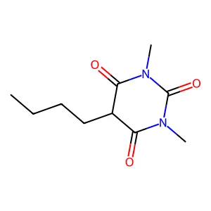 5-Butyl-1,3-dimethyl-2,4,6(1H,3H,5H)-pyrimidinetrione structure