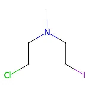 2-氯-2'-碘-N-甲基二乙胺 structure