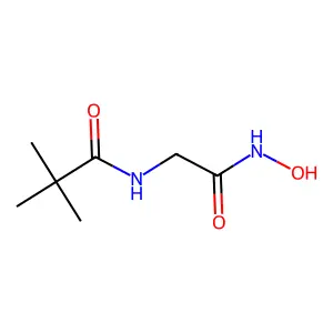 N-(新戊酰基)甘氨酰异羟肟酸 structure