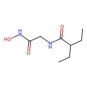 2-乙基-N-[2-(羟氨基)-2-氧代乙基]丁酰胺 structure