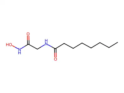 N-(2-(羟基氨基)-2-氧代乙基)辛酰胺 structure