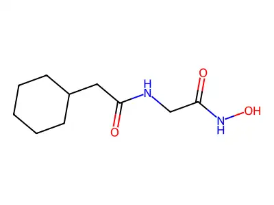 Cyclohexaneacetamide, N-(2-(hydroxyamino)-2-oxoethyl)- structure