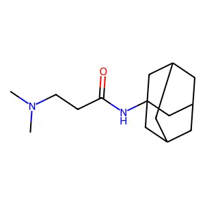 N-(1-金刚烷基)-3-(二甲氨基)丙酰胺 structure