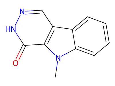 4H-Pyridazino(4,5-b)indol-4-one, 3,5-dihydro-5-methyl- structure