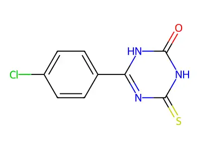 4-(4-Chlorophenyl)-6-thioxo-1,2,5,6-tetrahydro-1,3,5-triazin-2-one structure