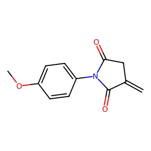 1-(4-Methoxyphenyl)-3-methylene-2,5-pyrrolidinedione structure