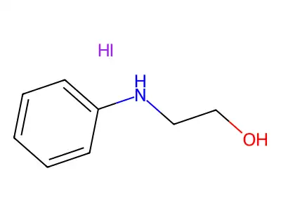 Ethanol, 2-anilino-, hydriodide structure