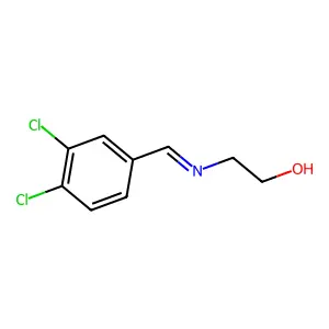 N-(3,4-二氯亚苄基)乙醇胺 structure