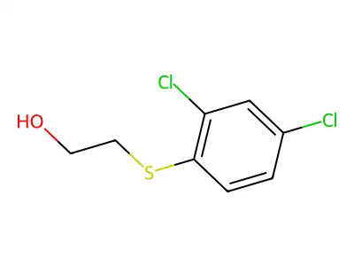 Ethanol, 2-(2,4-dichlorophenylthio)- structure