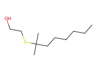 Ethanol, 2-(1,1-dimethylheptylthio)- structure