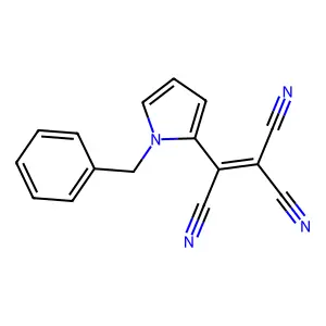 (1-苄基-2-吡咯基)乙烯三甲腈 structure