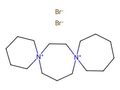 6,9-Diazoniadispiro(5.2.6.3)octadecane, dibromide structure
