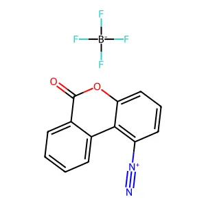 Dibenzo(b,d)pyran-1-diazonium, 6-oxo-, tetrafluoroborate(1-) structure