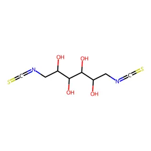 1,6-Dideoxy-1,6-diisothiocyanatohexitol structure