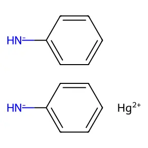 Mercury, dianilino- structure