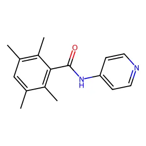 2,3,5,6-四甲基-N-(4-吡啶基)苯甲酰胺 structure