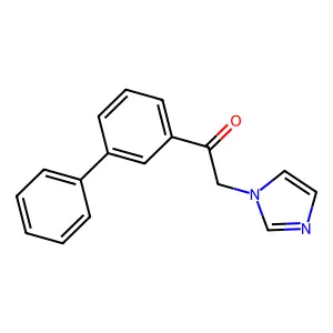 1-(Biphenyl-3-yl)-2-(1h-imidazol-1-yl)ethanone structure