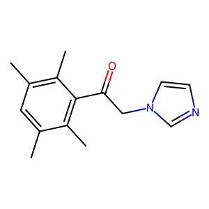 Acetophenone, 2-(1-imidazolyl)-2',3',5',6'-tetramethyl- structure