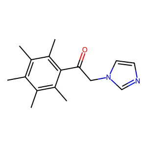 Acetophenone, 2-(1-imidazolyl)-2',3',4',5',6'-pentamethyl- structure