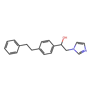 alpha-(4-(2-Phenylethyl)phenyl)-1H-imidazole-1-ethanol structure