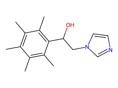 1-Imidazoleethanol, alpha-(pentamethylphenyl)- structure