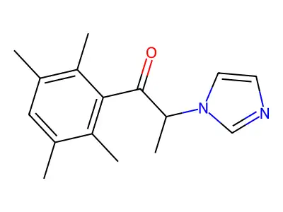 Propiophenone, 2-(1-imidazolyl)-2',3',5',6'-tetramethyl- structure