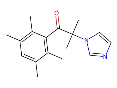 Propiophenone, 2-(1-imidazolyl)-2,2',3',5',6'-pentamethyl- structure