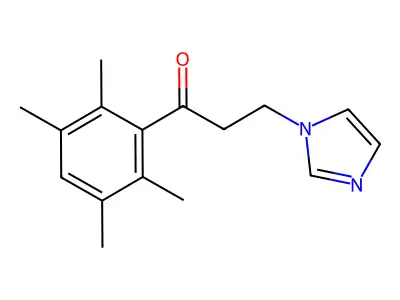 Propiophenone, 3-(1-imidazolyl)-2',3',5',6'-tetramethyl- structure