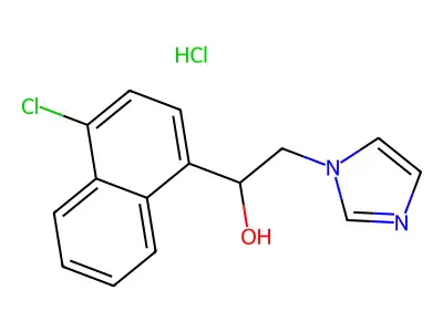 alpha- -1-imidazoleethanolhydrochloride structure