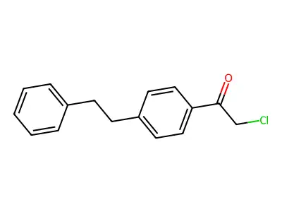 2-Chloro-1-[4-(2-phenylethyl)phenyl]ethan-1-one structure