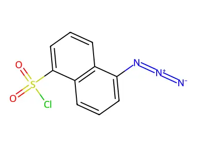 5-azidonaphthalene-1-sulfonyl Chloride structure
